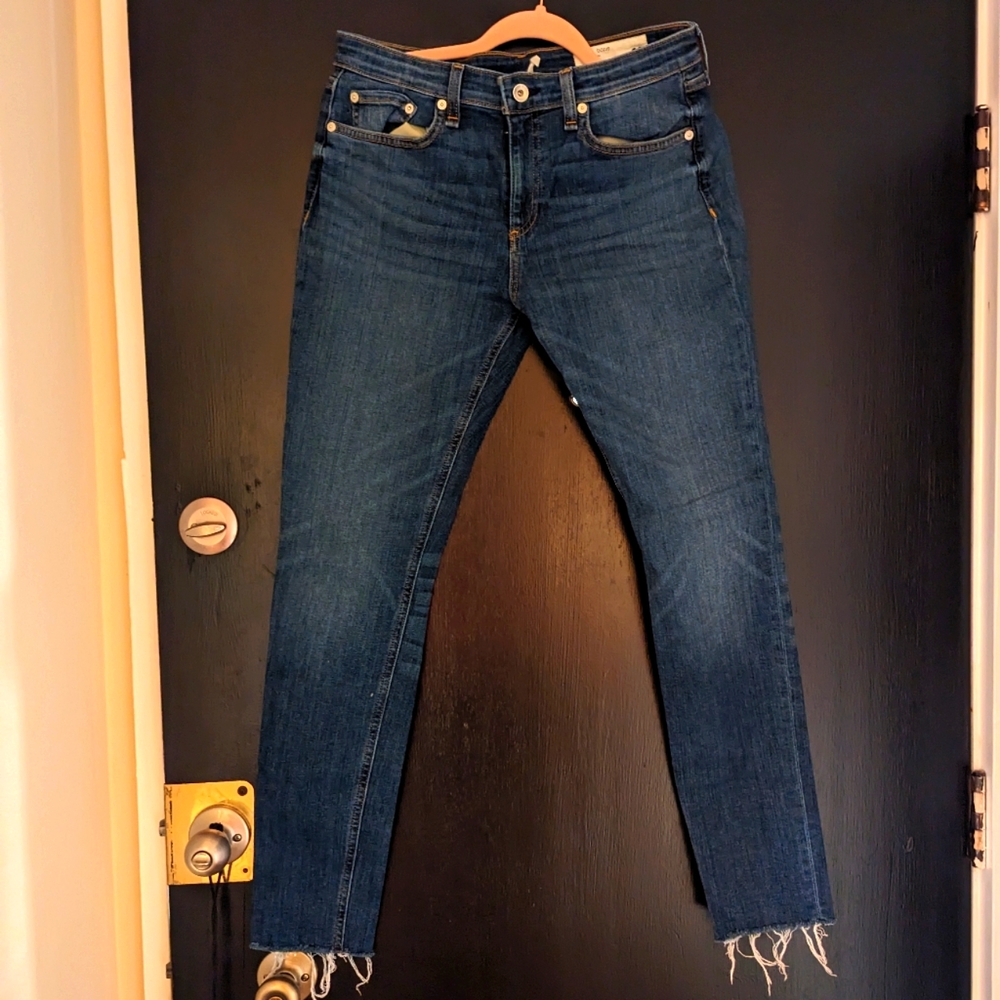 Rag & Bone Cate Mid-Rise Skinny Jeans - Size 29